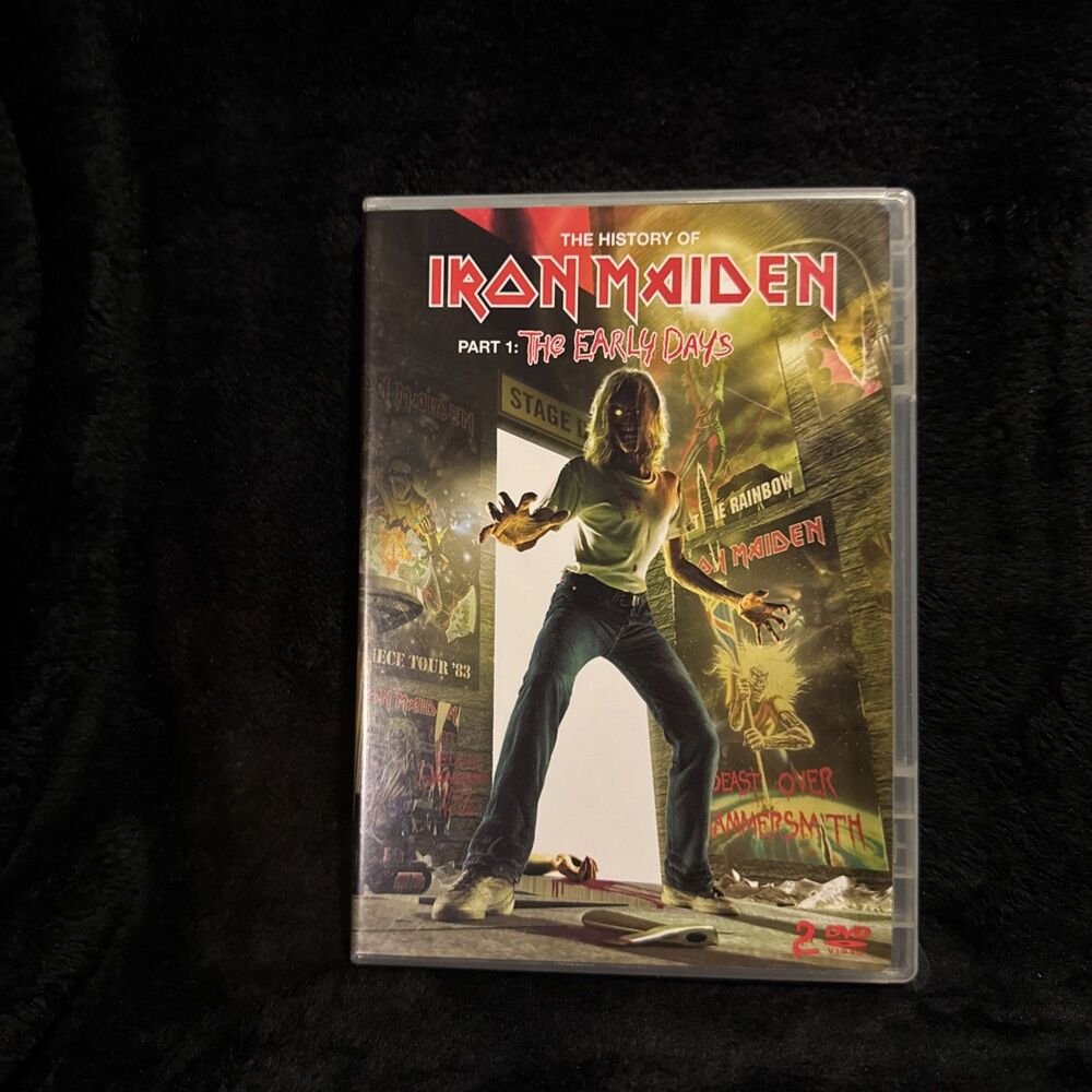 2004 The History Of Iron Maiden, Part 1: The Early Days DVD 2 Disc Set W/Booklet
